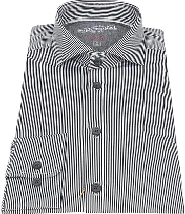 Pure Chemise Funtional Rayures Noir 4028-21750-060 commander