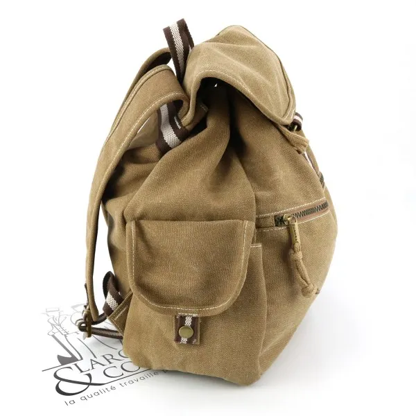 Sac baluchon en toile - Largeot & Coltin