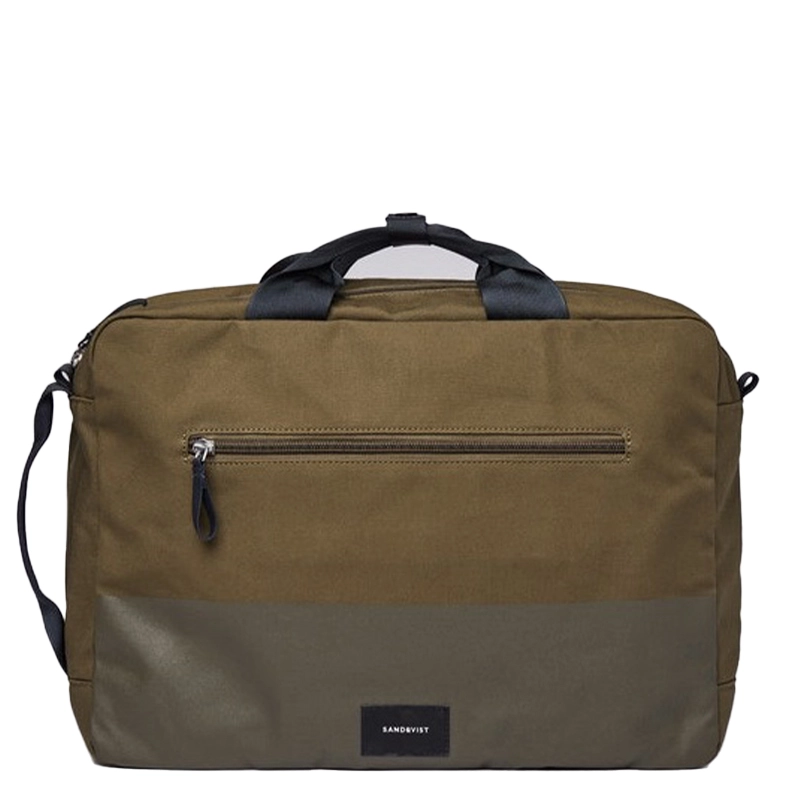 Sac d'Ordinateur Portable Sandqvist Bruno Olive With Coating