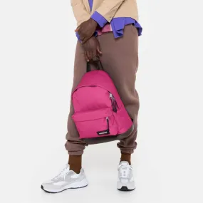 Sac à dos Eastpak Wyoming 24 Litres Escape pink fond cuir - Rose