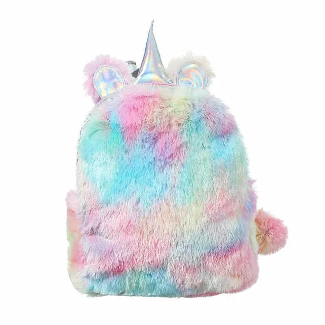 Sac à dos licorne Fourrure