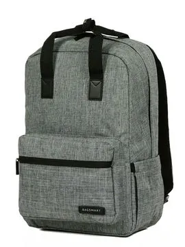 Sac à dos ordinateur Bagsmart Commuter 15.6 pouces  Double poignée Gris Clair  BM0140004A008  BM0140004A008