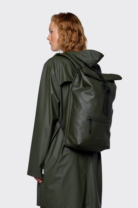 Sac à Dos Rains Rolltop Green Rucksack 13L