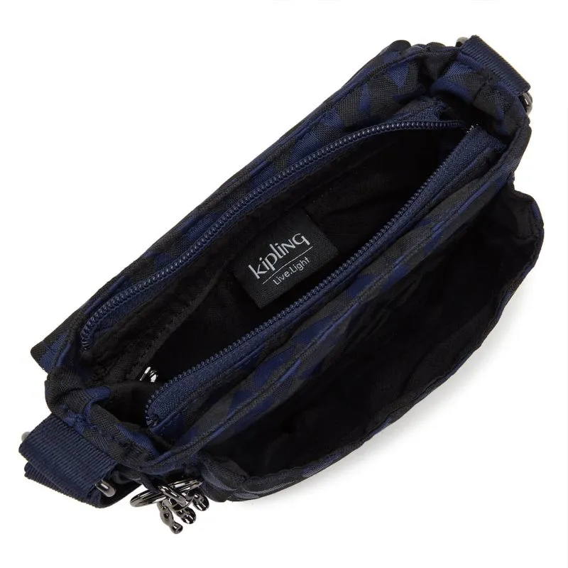 Sac à main Kipling Loreen Mini 18 cm Endless Navy Jacquard - Bleu