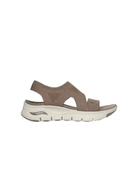 Sandales Skechers Arch Fit Femme Moka Knit