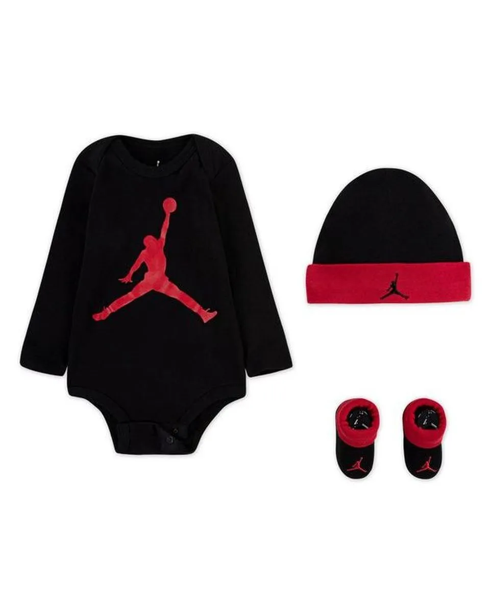 Set bébé JHN L/S JUMPMAN Noir