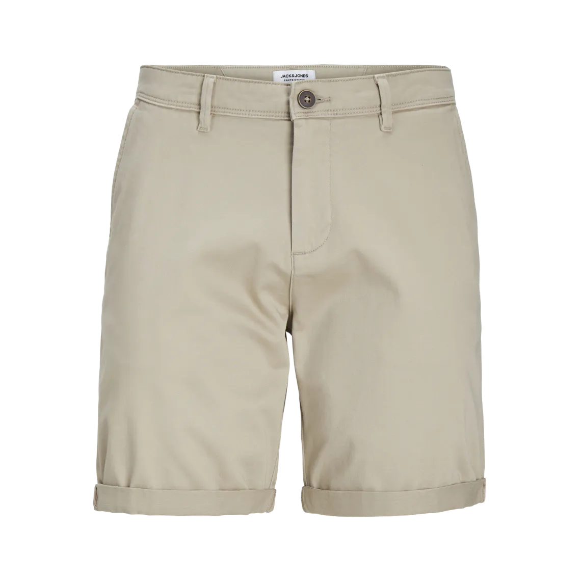 Short chino homme beige en coton | 3 Suisses