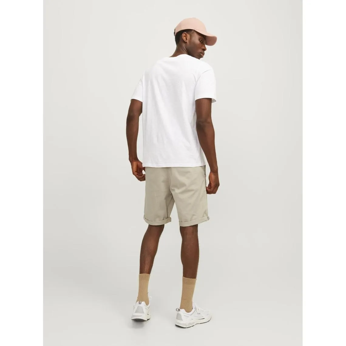 Short chino homme beige en coton | 3 Suisses