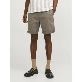 Short chino homme vert olive en coton | 3 Suisses