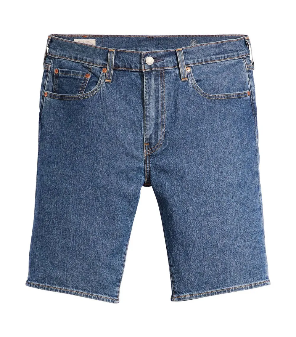 Short Levi's® 405 en coton mélangé bleu délavé