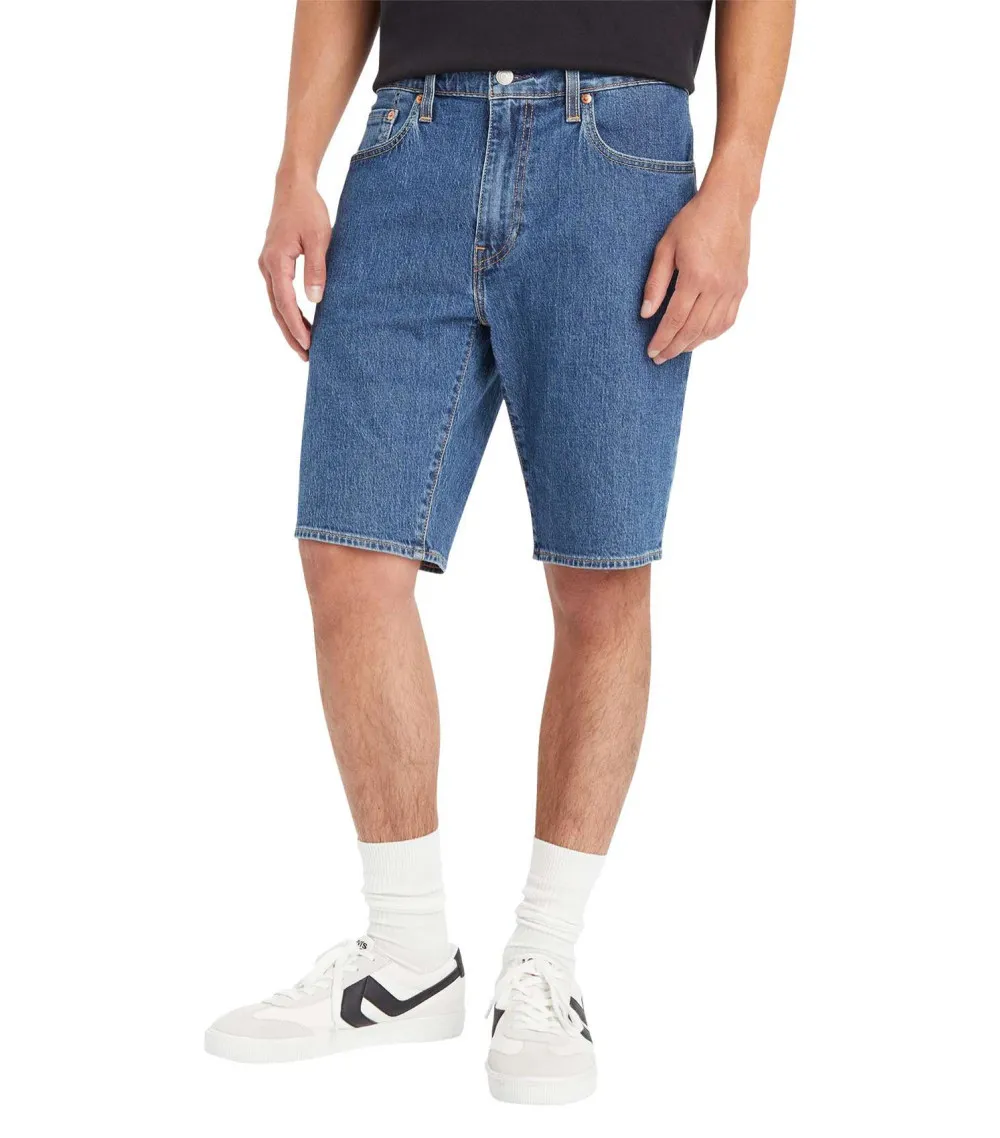 Short Levi's® 405 en coton mélangé bleu délavé