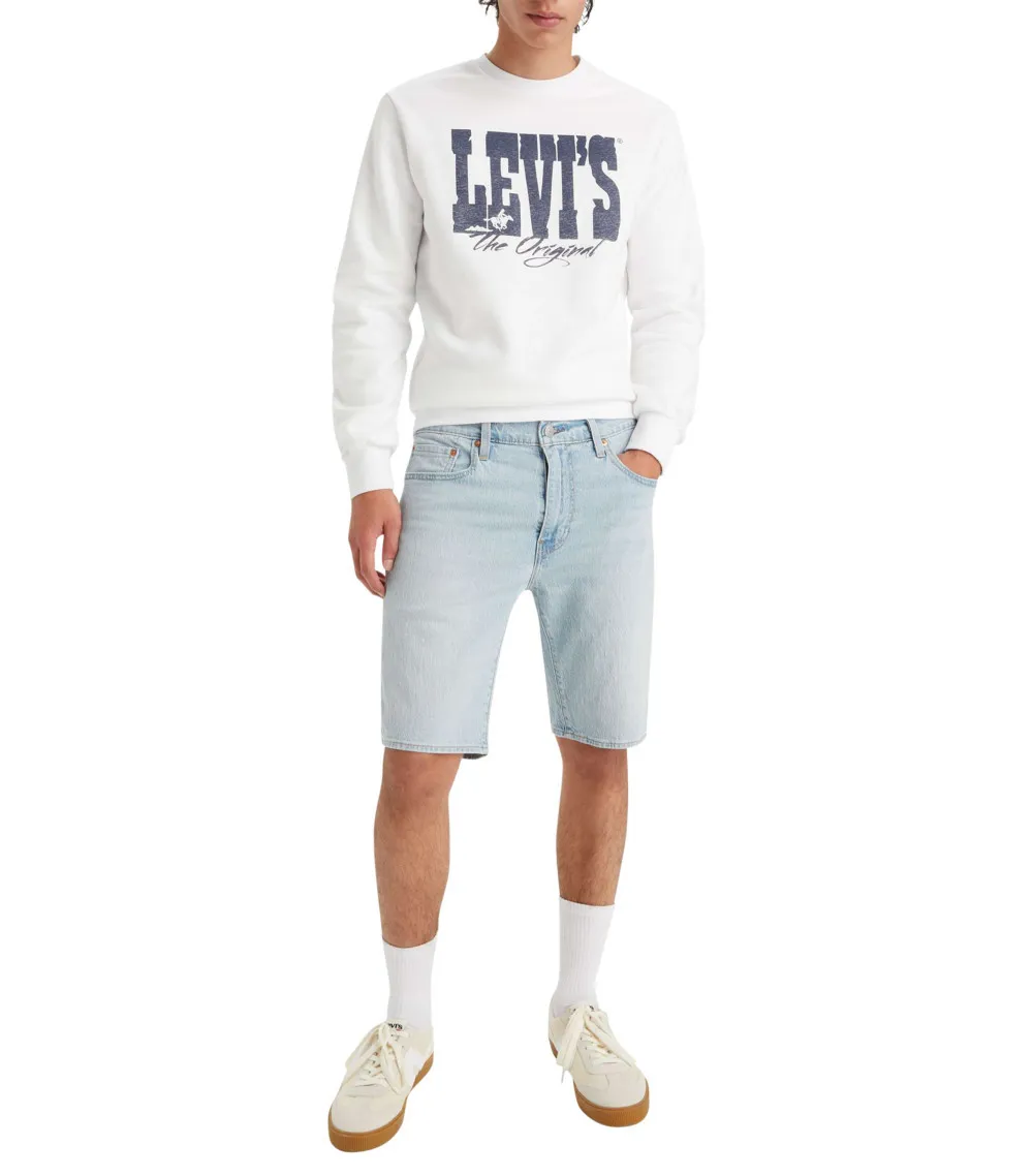 Short Levi's® 405 en coton mélangé stone délavé