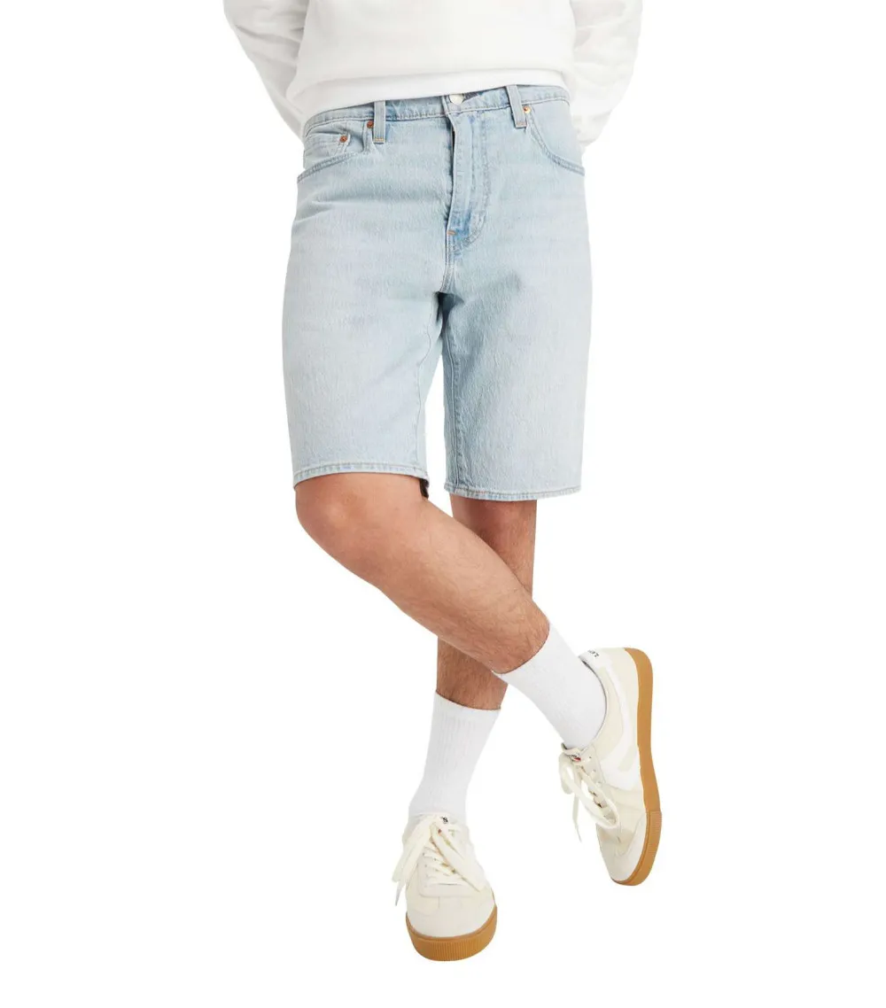 Short Levi's® 405 en coton mélangé stone délavé