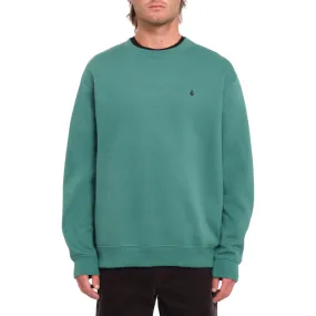 Single Stone Crew Sweatshirt Sea Green