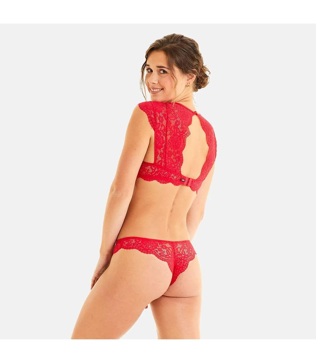 Soutien-gorge ampliforme coque moulée rouge Fahrenheit