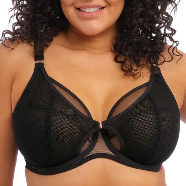 Soutien-gorge original et sexy grande taille Kintai noir Elomi