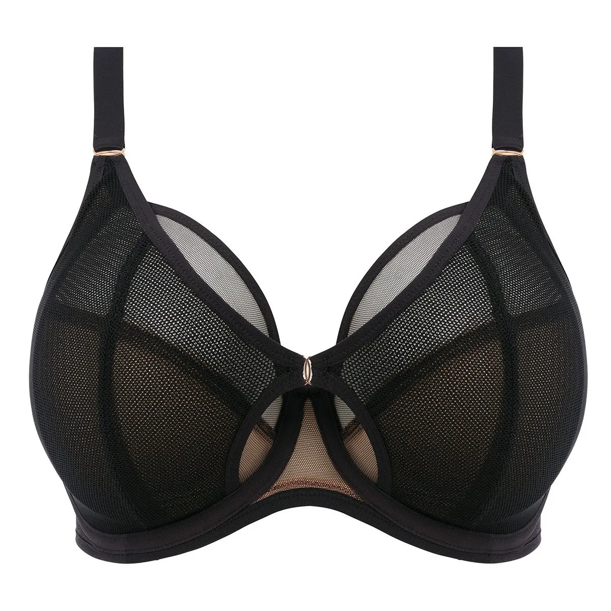 Soutien-gorge original et sexy grande taille Kintai noir Elomi