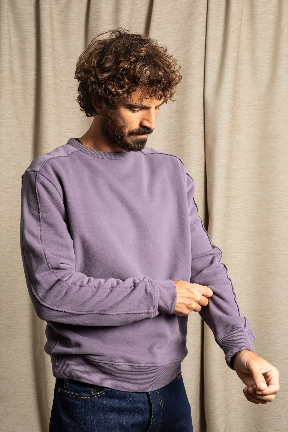 Sweat Bizz Purple | Sweat pour homme | Collection hiver 2023| JAQK Taille S Couleur Purple