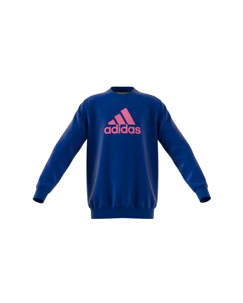 Sweat manche longue enfant Enfant U BOS CREW Bleu