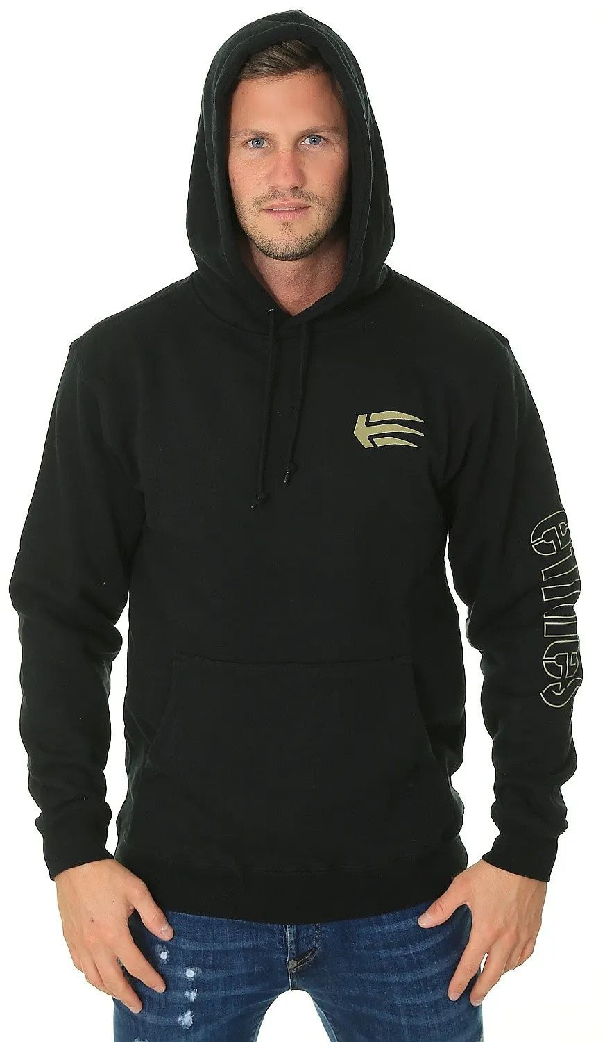 sweat-shirt Etnies Joslin - Black/Gold - men´s