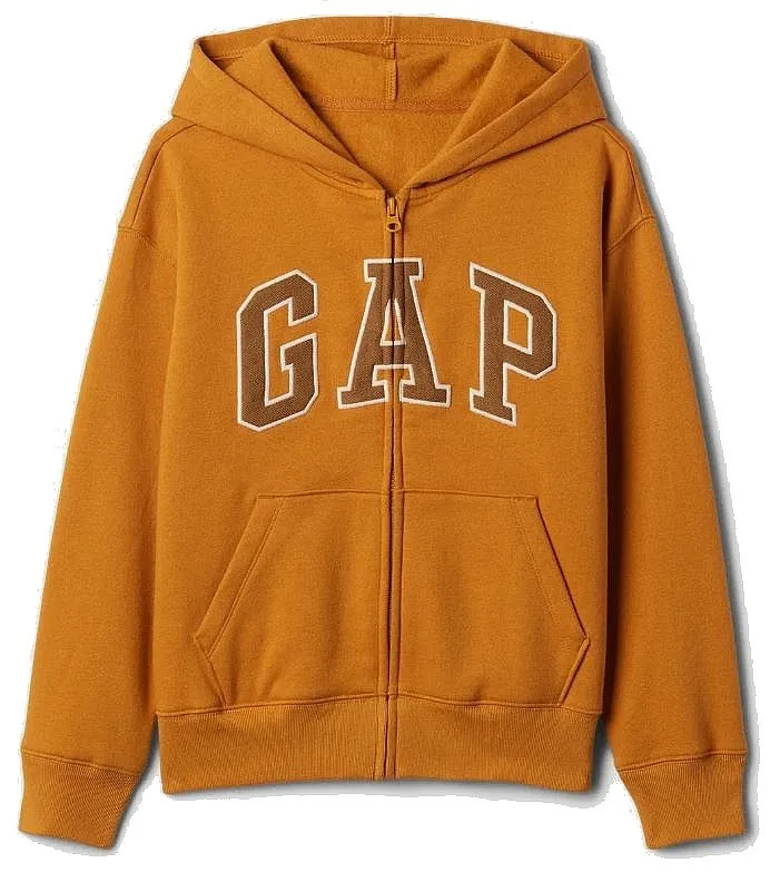 sweat-shirt GAP V-Fall Fash Logo Zip - Tigers Eye 651 - boy´s