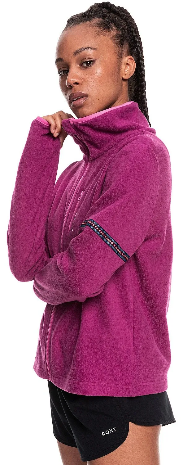 sweat-shirt Roxy Easy Like An Hike Zip - MQB0/Boysenberry - women´s