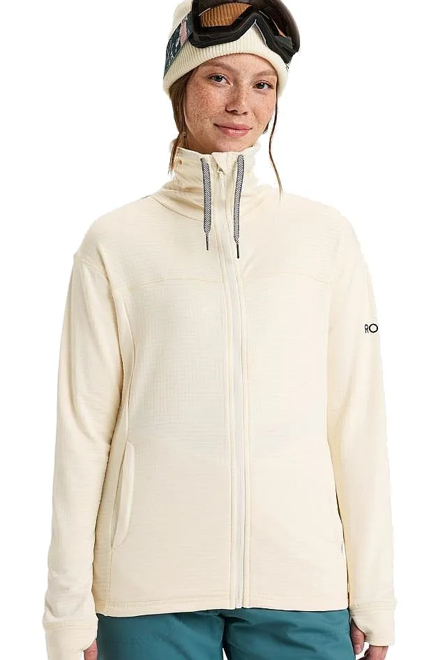 sweat-shirt Roxy Vertere Zip - TDQ0/Buttercream - women´s