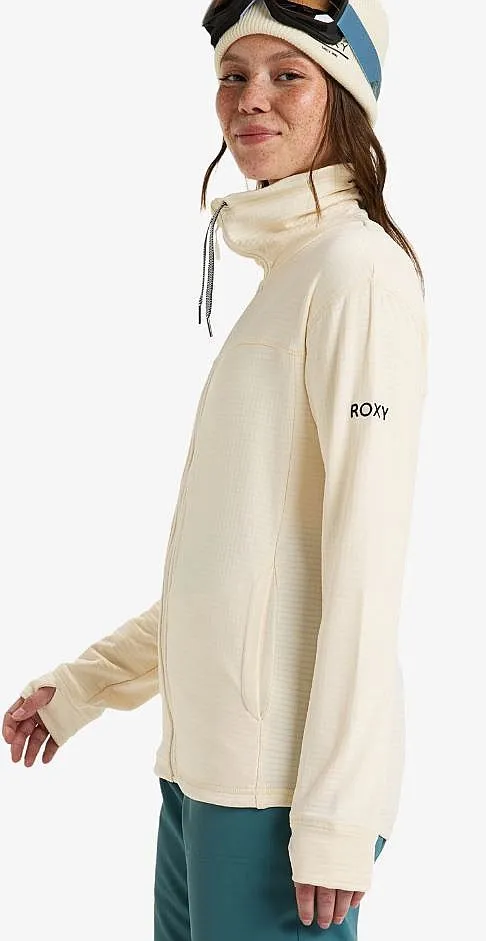 sweat-shirt Roxy Vertere Zip - TDQ0/Buttercream - women´s