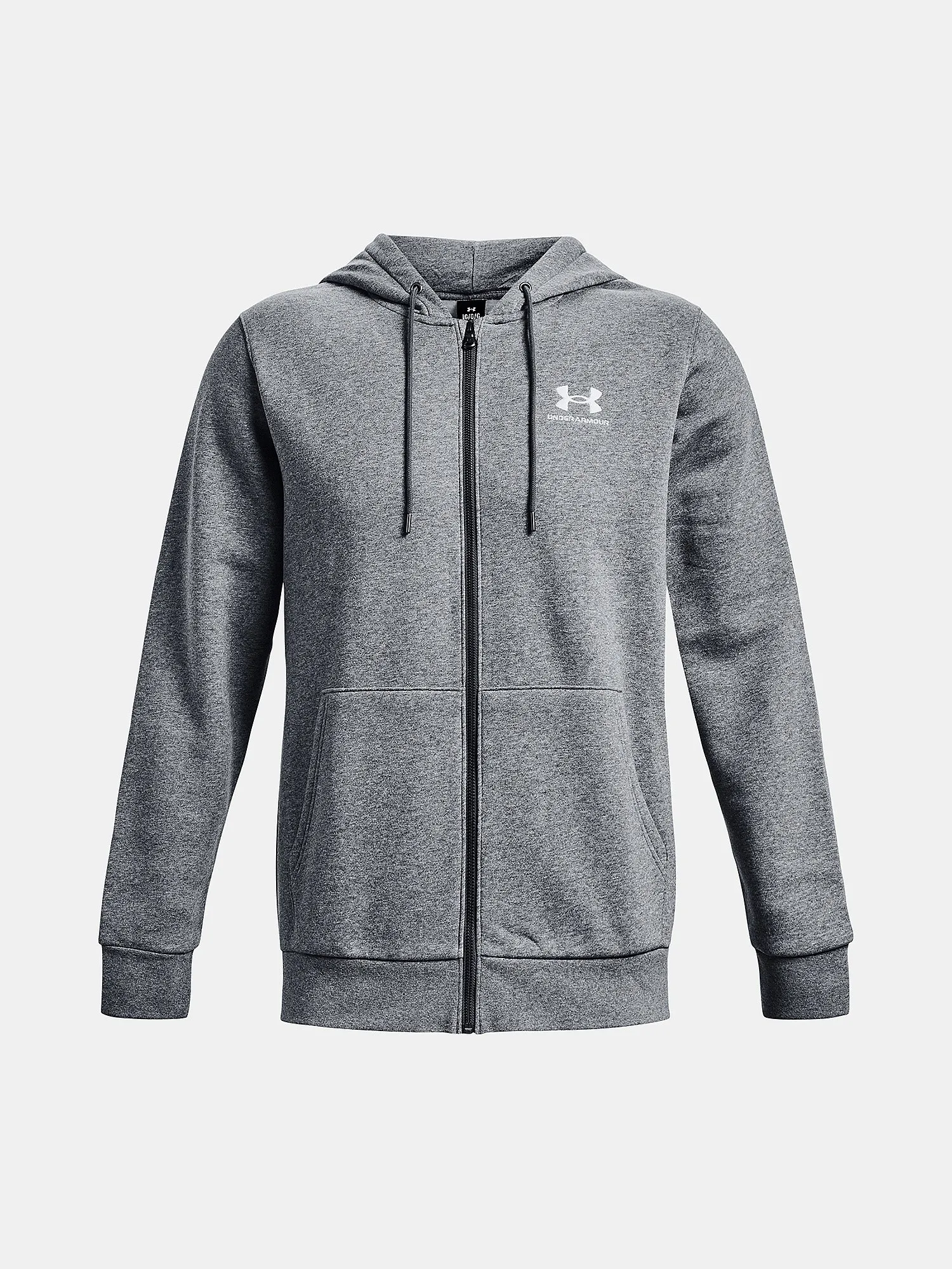 sweat-shirt Under Armour Essential Fleece Zip - Pitch Gray Medium Heather - men´s