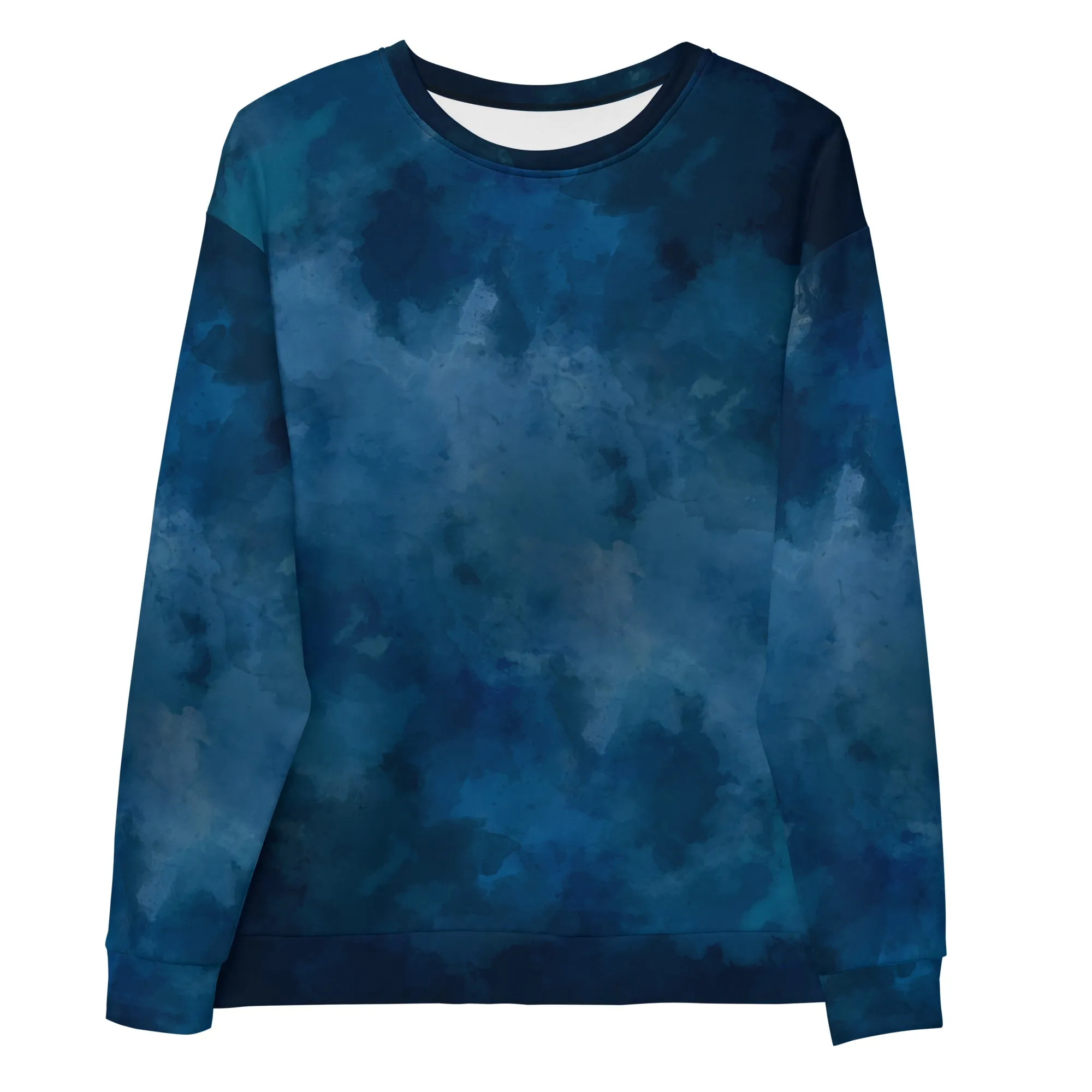 Sweat-Shirt Unisexe Bleu Délavé