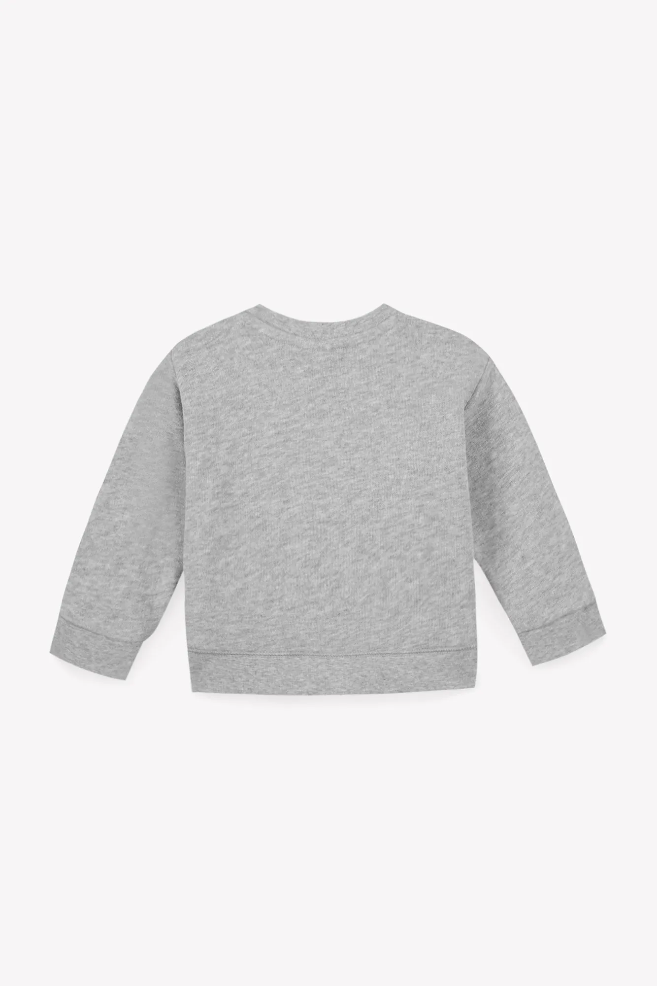 Sweat - Smily gris chiné illustration renne