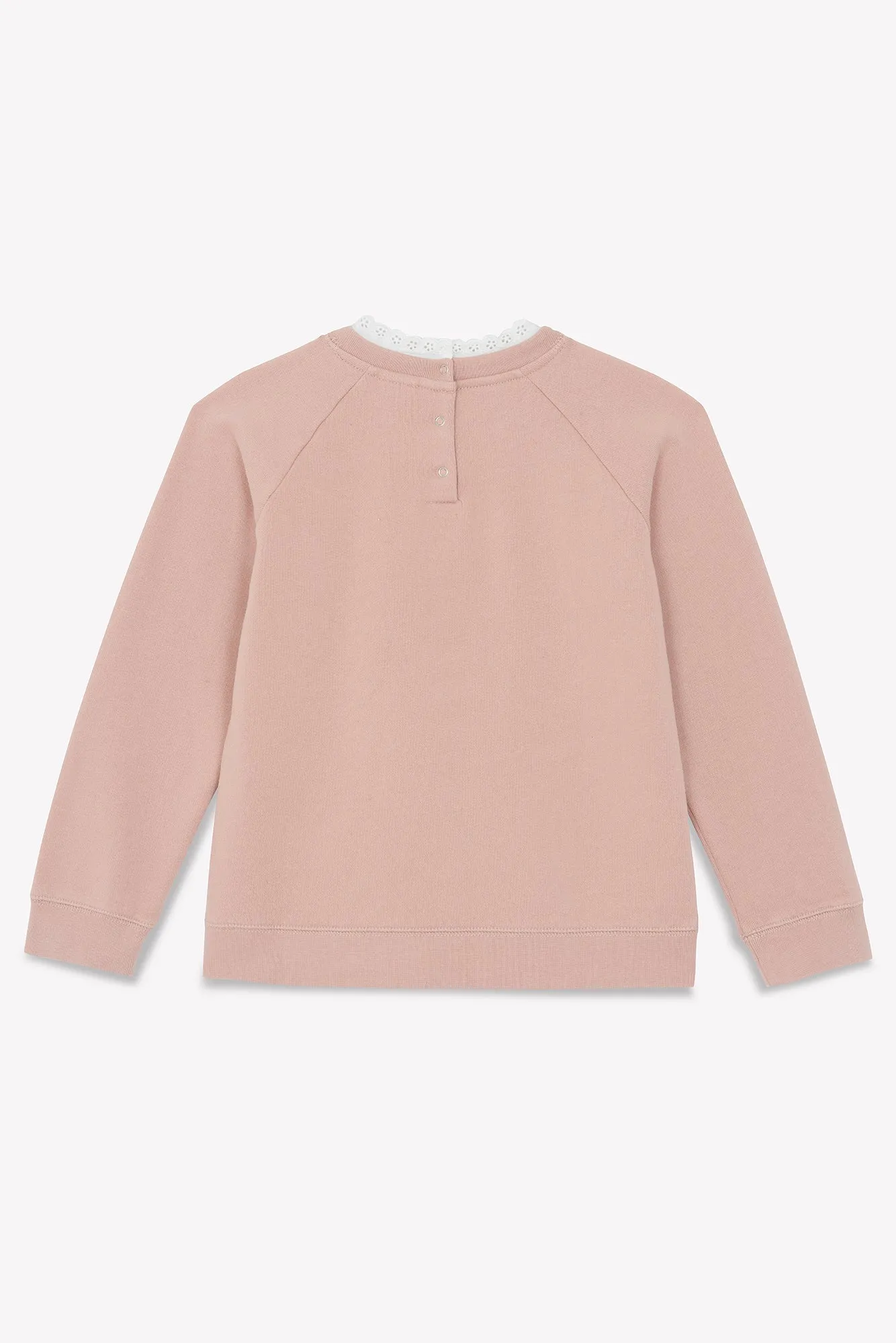 Sweat - Tilia rose en 100% coton biologique