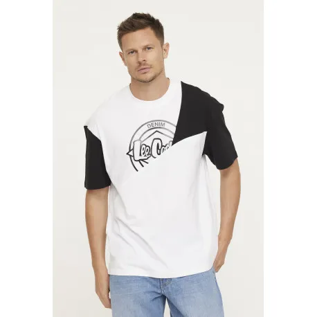 T-shirt ATIMO Blanc/Black