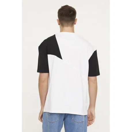 T-shirt ATIMO Blanc/Black