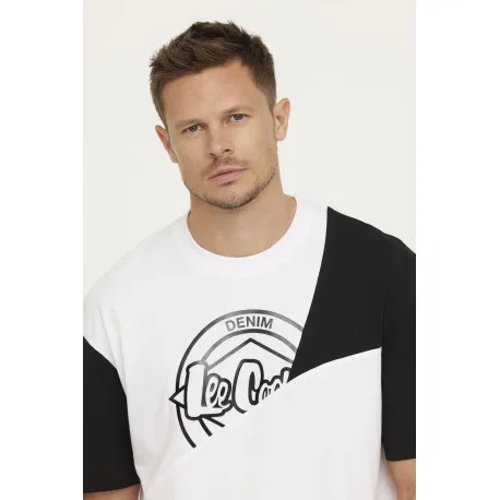 T-shirt ATIMO Blanc/Black