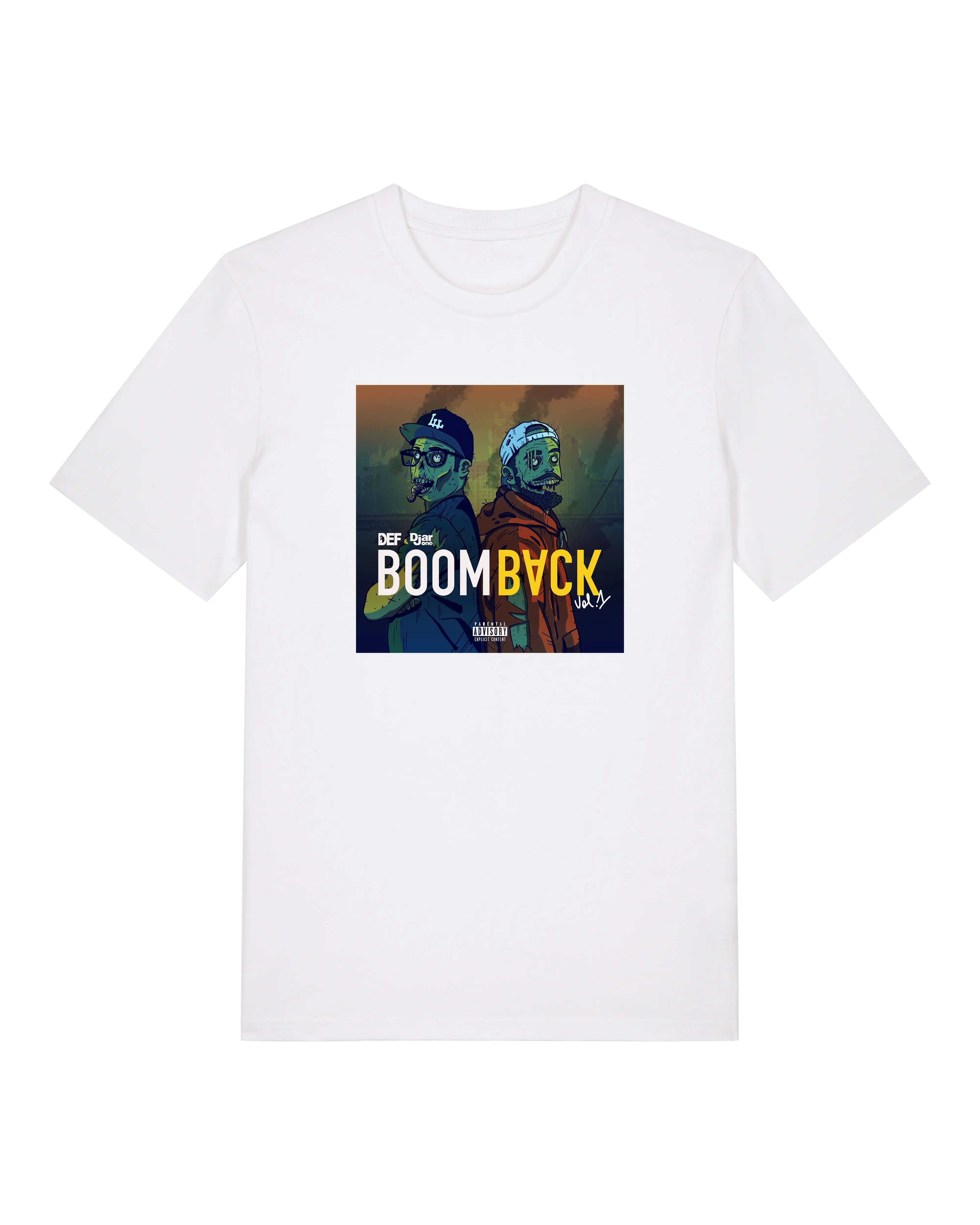 T-shirt Bio Boom BACK x LH Blanc