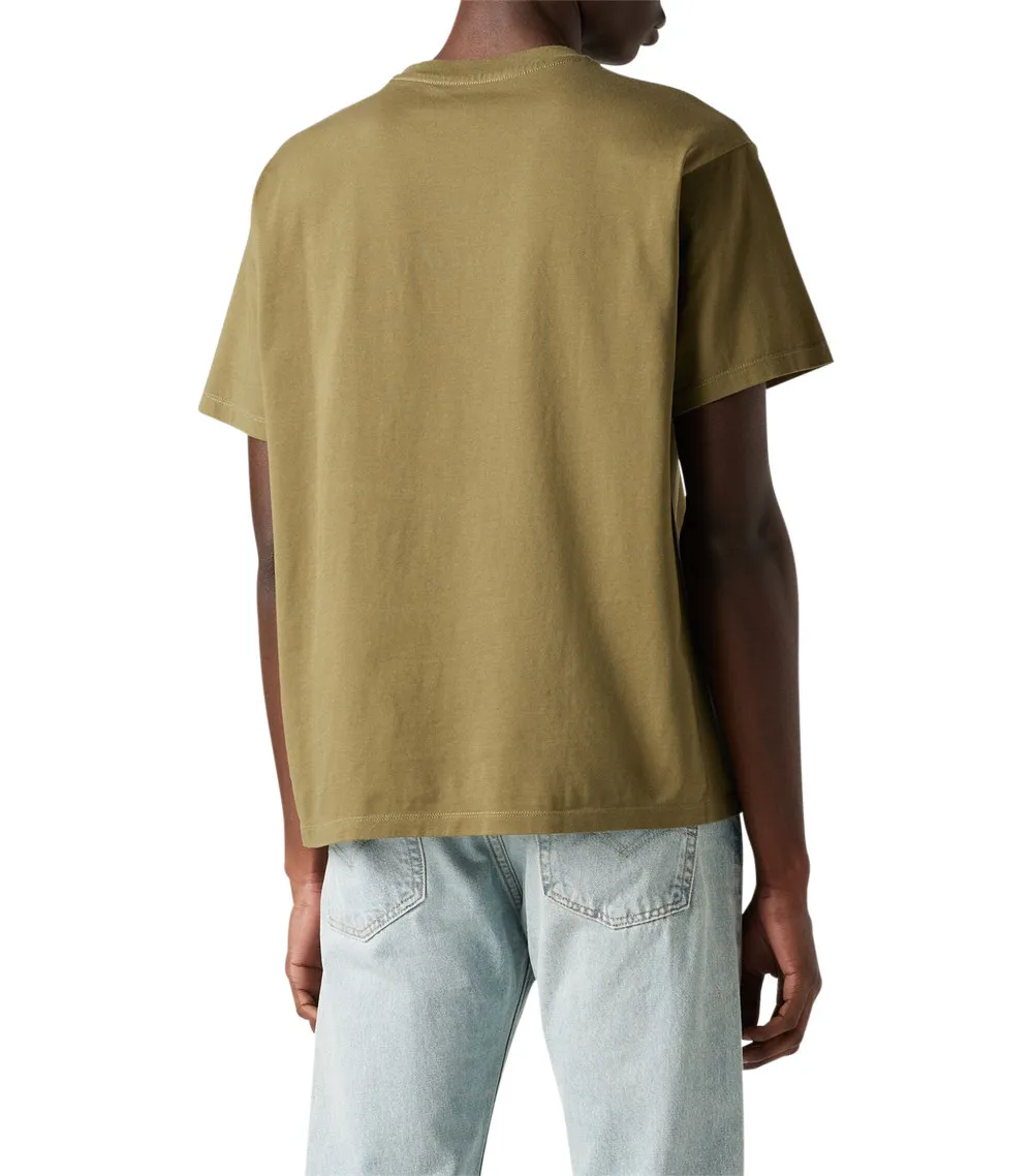 T-shirt Levi's® avec manches courtes et col rond kaki