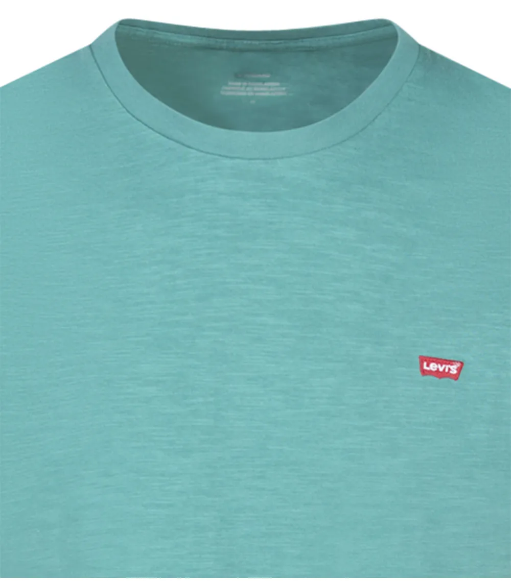 T-shirt Levi's® avec manches courtes et col rond  vert