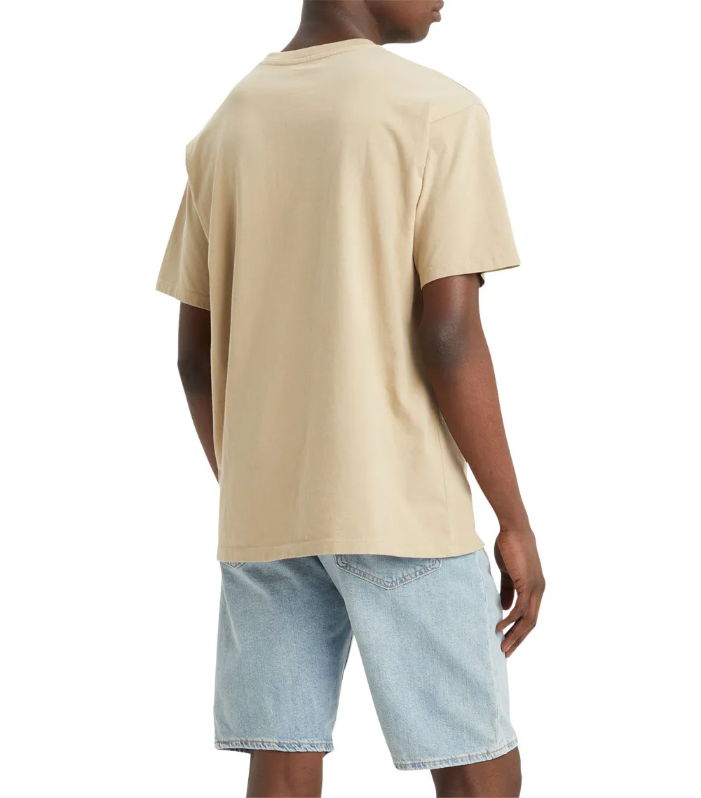 T-shirt Levi's® coton avec manches courtes et col rond tilleul