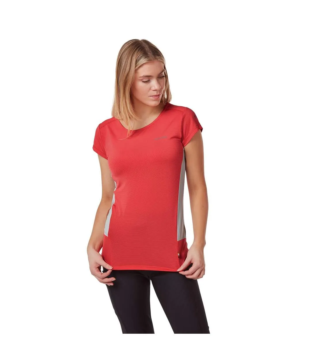 T-shirt manches courtes atmos femme rouge Craghoppers