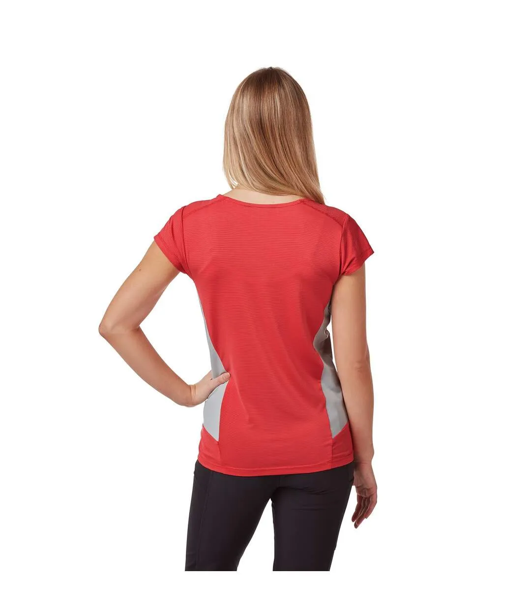 T-shirt manches courtes atmos femme rouge Craghoppers