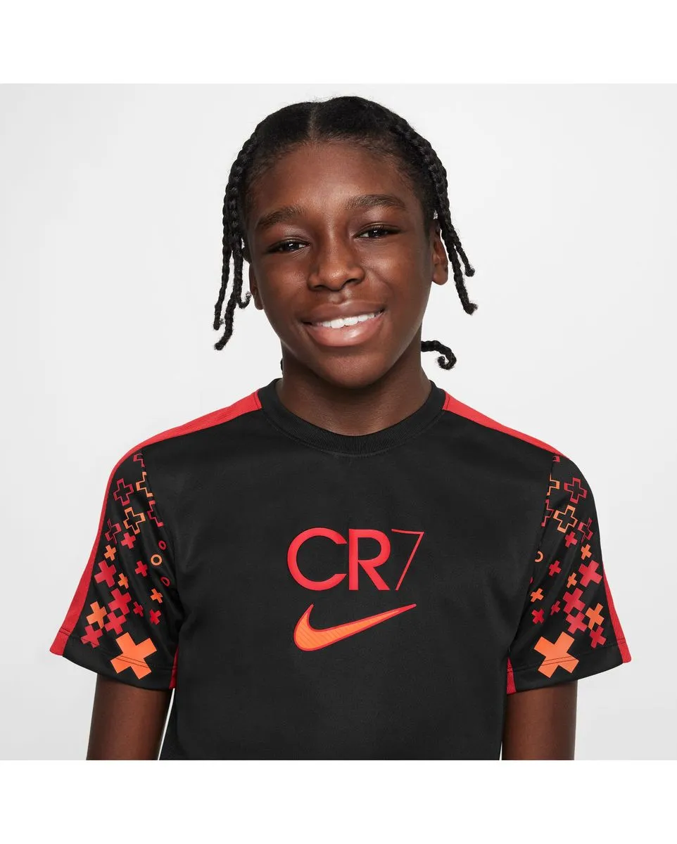 T-shirt manches courtes Enfant CR7 K NK DF ACD23 TOP SS Noir