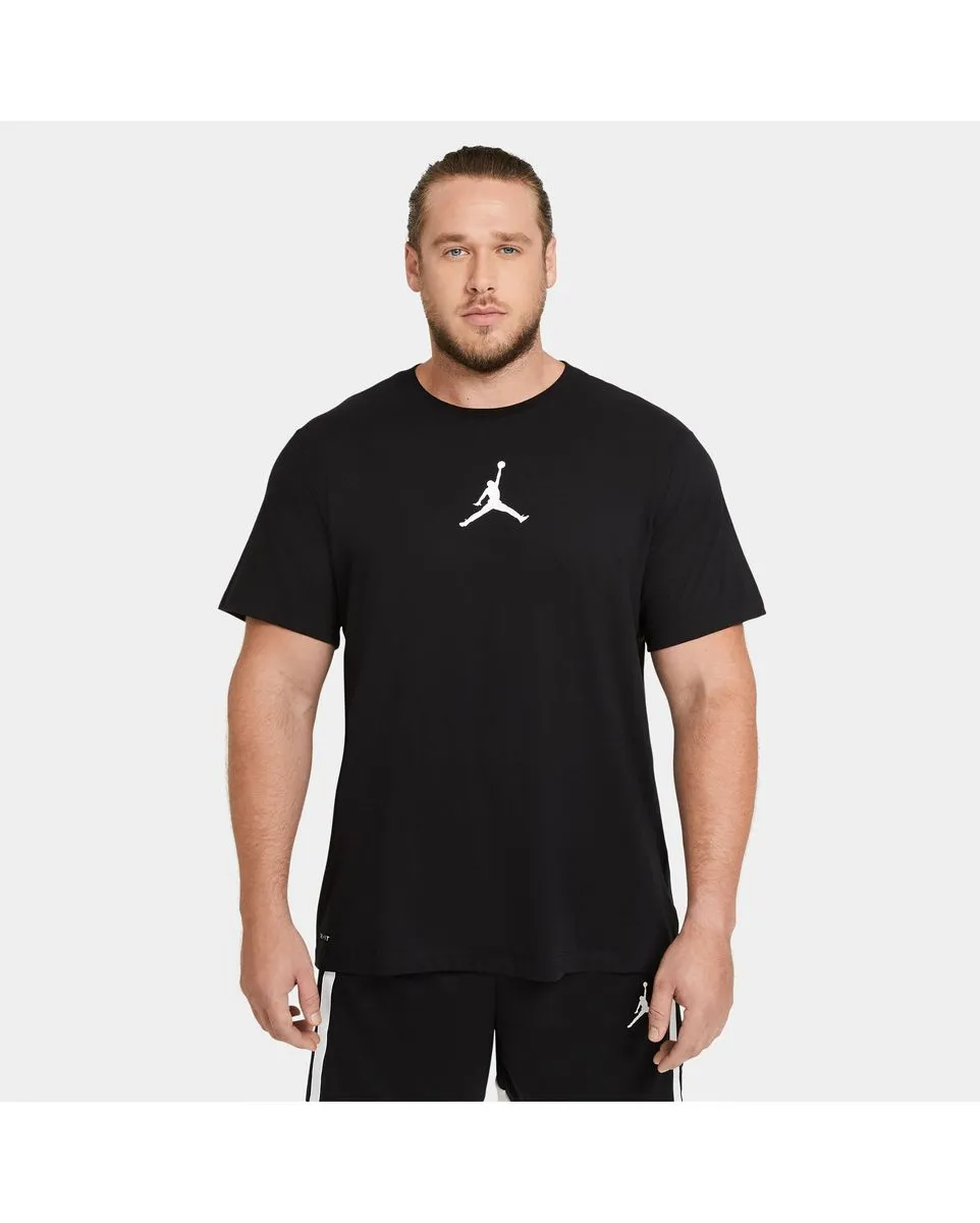 T-shirt manches courtes Homme M J JUMPMAN DF SS CREW Noir