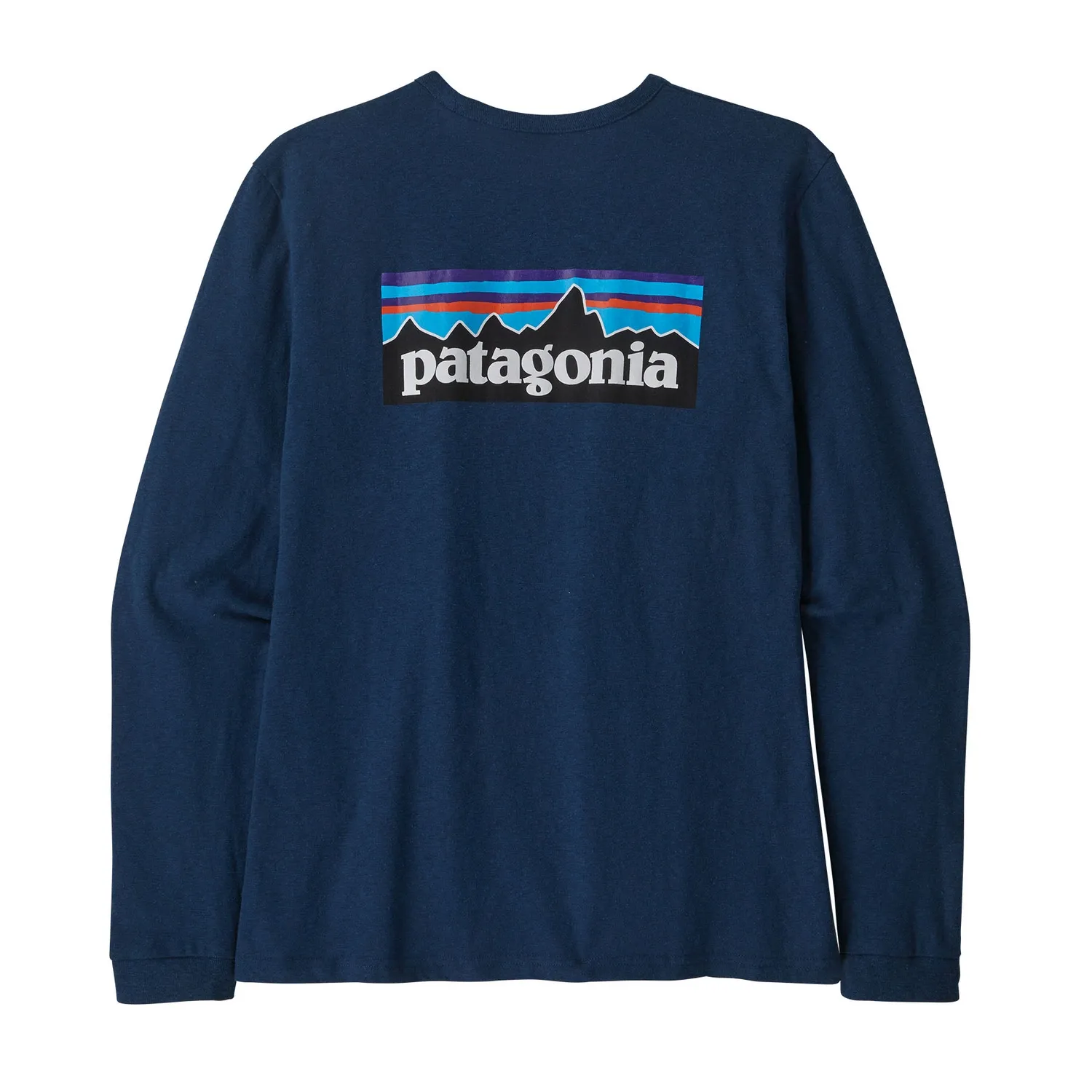 T-shirt Manches Longues Patagonia Femme P-6 Logo Responsibili-Tee Tidepool Blue