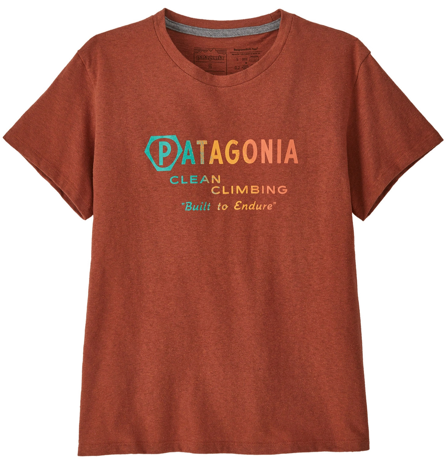 T-shirt Patagonia Femme Endure Hex Responsibili Tee Quartz Coral