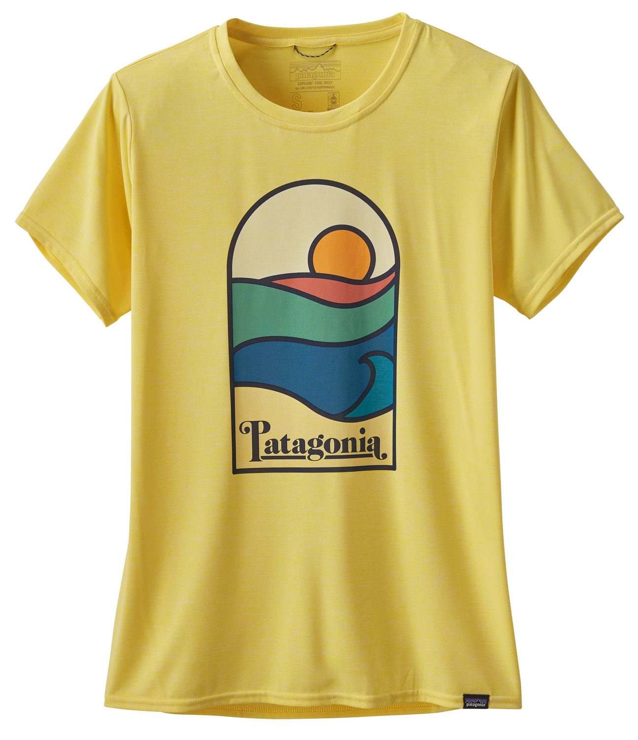 T-Shirt Patagonia Femmes Cap Cool Daily Graphic Shirt Sunset Sets Pineapple