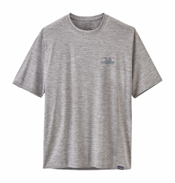 T-Shirt Patagonia Homme Cap Cool Daily Graphic '73 Skyline: Feather Grey