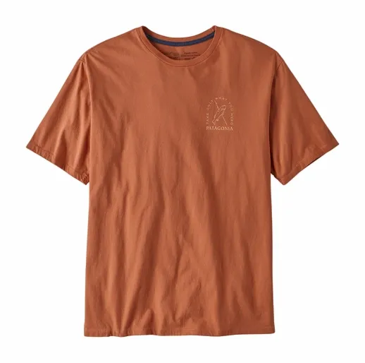 T Shirt Patagonia Homme CTA T Shirt Organic Humble Harvest Sienna Clay