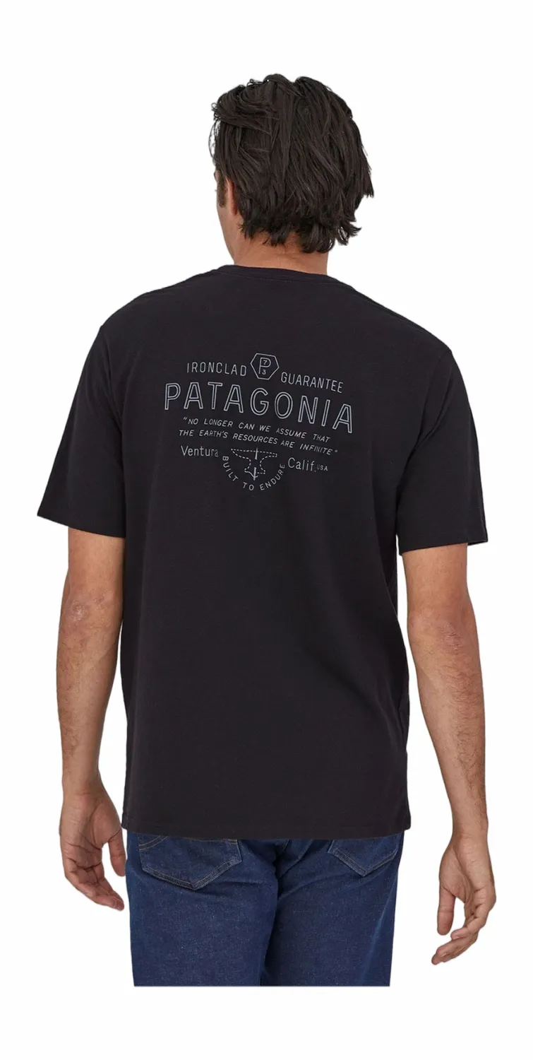 T-Shirt Patagonia Homme Forge Mark Responsibili Tee Sienna Clay