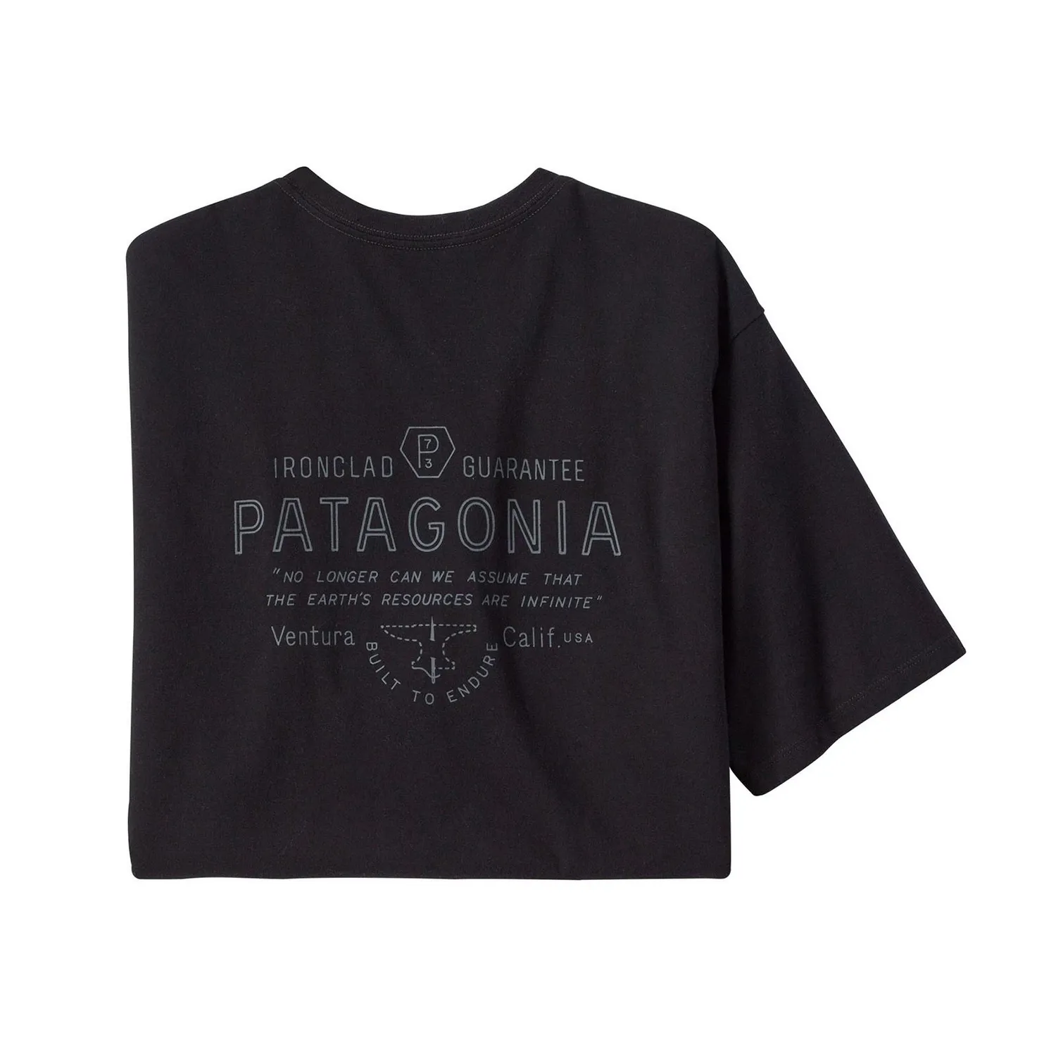 T-Shirt Patagonia Homme Forge Mark Responsibili Tee Wispy Green